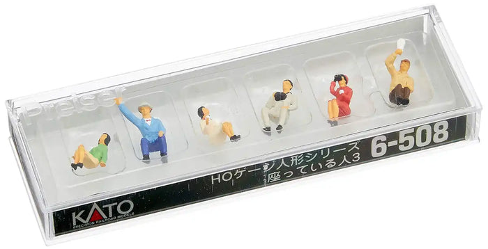 Kato HO Gauge 3 6-508 - Diorama Supplies with Sitting Person Figure- Japan Figure Store - #1 Bring To You The Best Japanese Goods