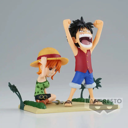 Banpresto One Piece Log Stories World Collectible Figure Luffy & Nami- Japan Figure Store - #1 Bring To You The Best Japanese Goods