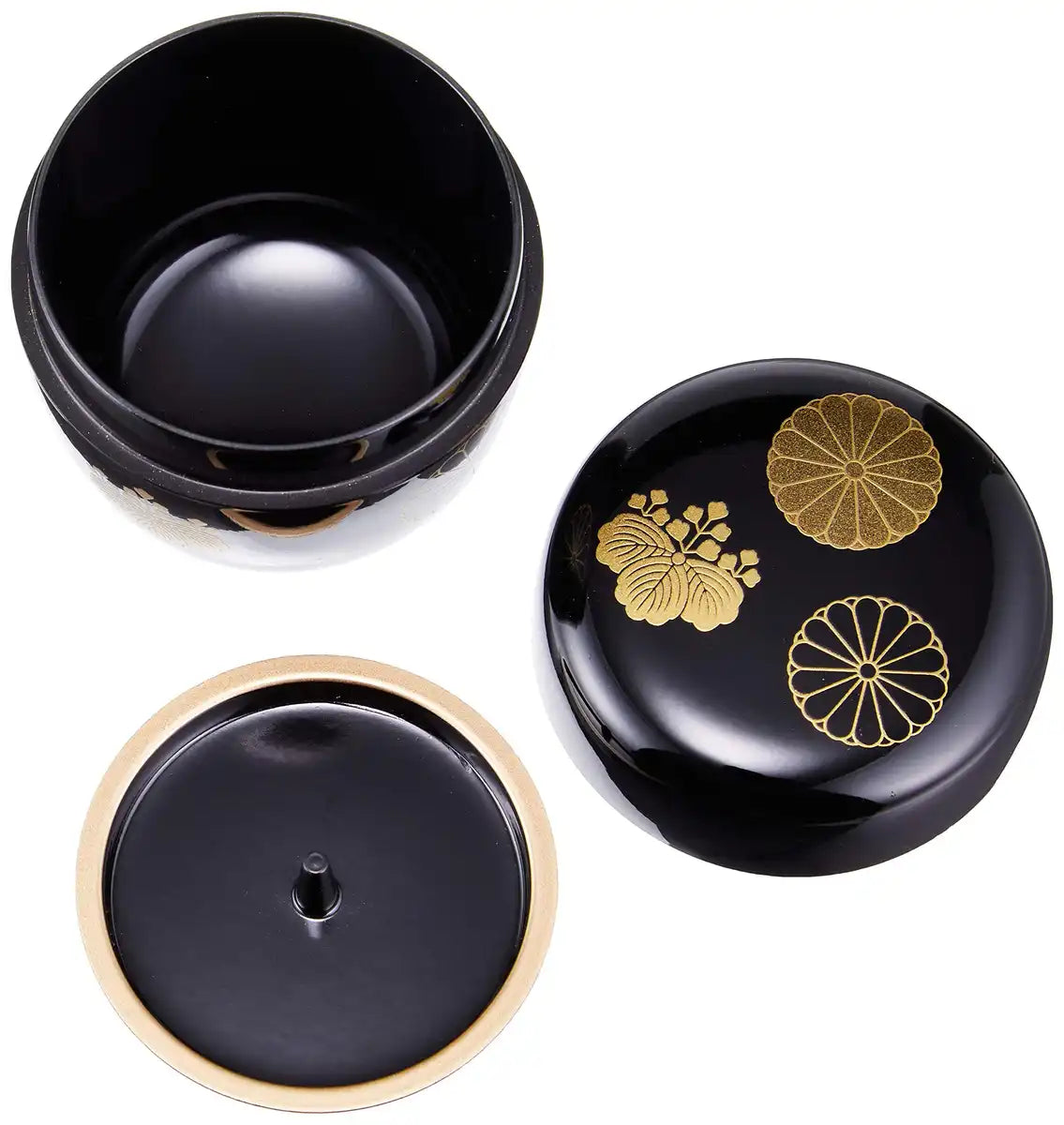 Nakatani Brothers Shokai Yamanaka Lacquerware 2.2 Jujube Black Kodaiji Maki-E 33-4805 Japan- Japan Figure Store - #1 Bring To You The Best Japanese Goods