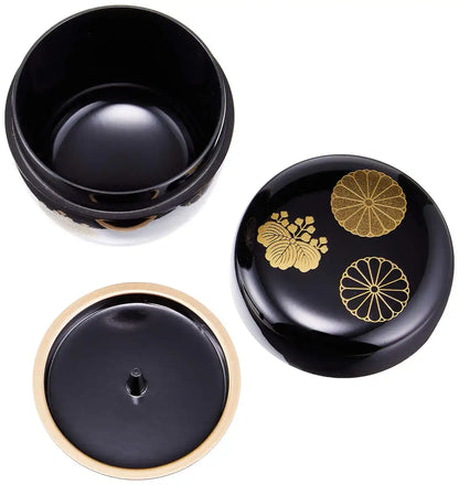Nakatani Brothers Shokai Yamanaka Lacquerware 2.2 Jujube Black Kodaiji Maki-E 33-4805 Japan- Japan Figure Store - #1 Bring To You The Best Japanese Goods