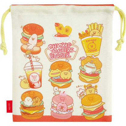 San-X Chikip Dancers Drawstring Bag with Gusset Ca51704 Durable and Spacious- Japan Figure Store - #1 Bring To You The Best Japanese Goods