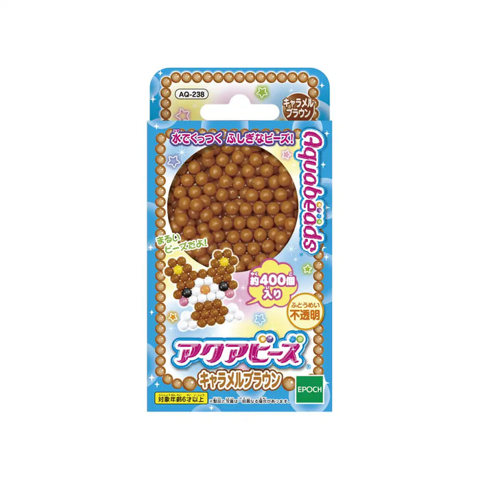 Epoch Aquabeads Toy for Ages 6 & Up Caramel Brown Water-Stick Beads AQ-238- Japan Figure Store - #1 Bring To You The Best Japanese Goods