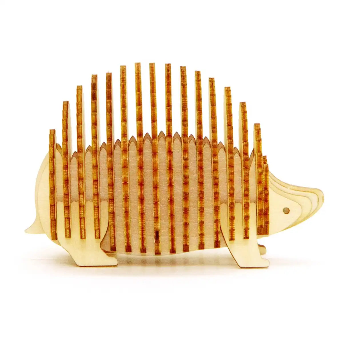 A-ZONE Wooden Art Ki-Gu-Mi Hedgehog Memo Stand- Japan Figure Store - #1 Bring To You The Best Japanese Goods