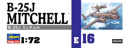 HASEGAWA 1/72 B-25J Mitchell U.S. Army Air Force Bomber Plastic Model- Japan Figure Store - #1 Bring To You The Best Japanese Goods