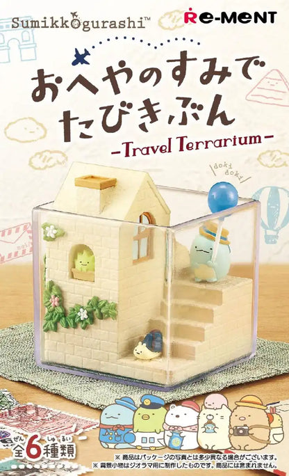 RE-MENT Sumikko Gurashi Traveling Mood In The Corner Of The Room 1 Box 6 Pcs Complete Set- Japan Figure Store - #1 Bring To You The Best Japanese Goods