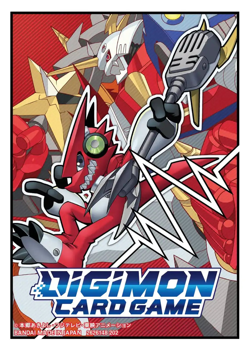Digimon Card Game Official Card Sleeve 2022 Shoutmon- Japan Figure Store - #1 Bring To You The Best Japanese Goods