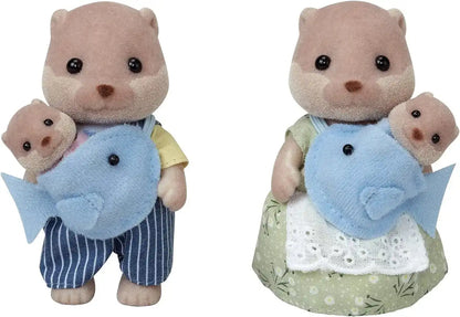 Epoch Epoch Sylvanian Families Dolls Otter Family Fs-32- Japan Figure Store - #1 Bring To You The Best Japanese Goods