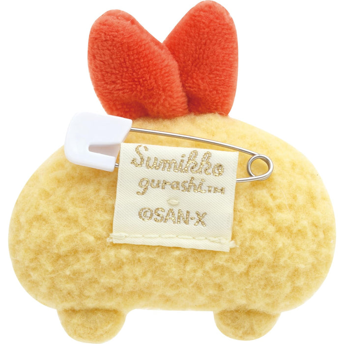 San-X Sumikko Gurashi Plush Badge Fried Shrimps Tail Ab17306- Japan Figure Store - #1 Bring To You The Best Japanese Goods