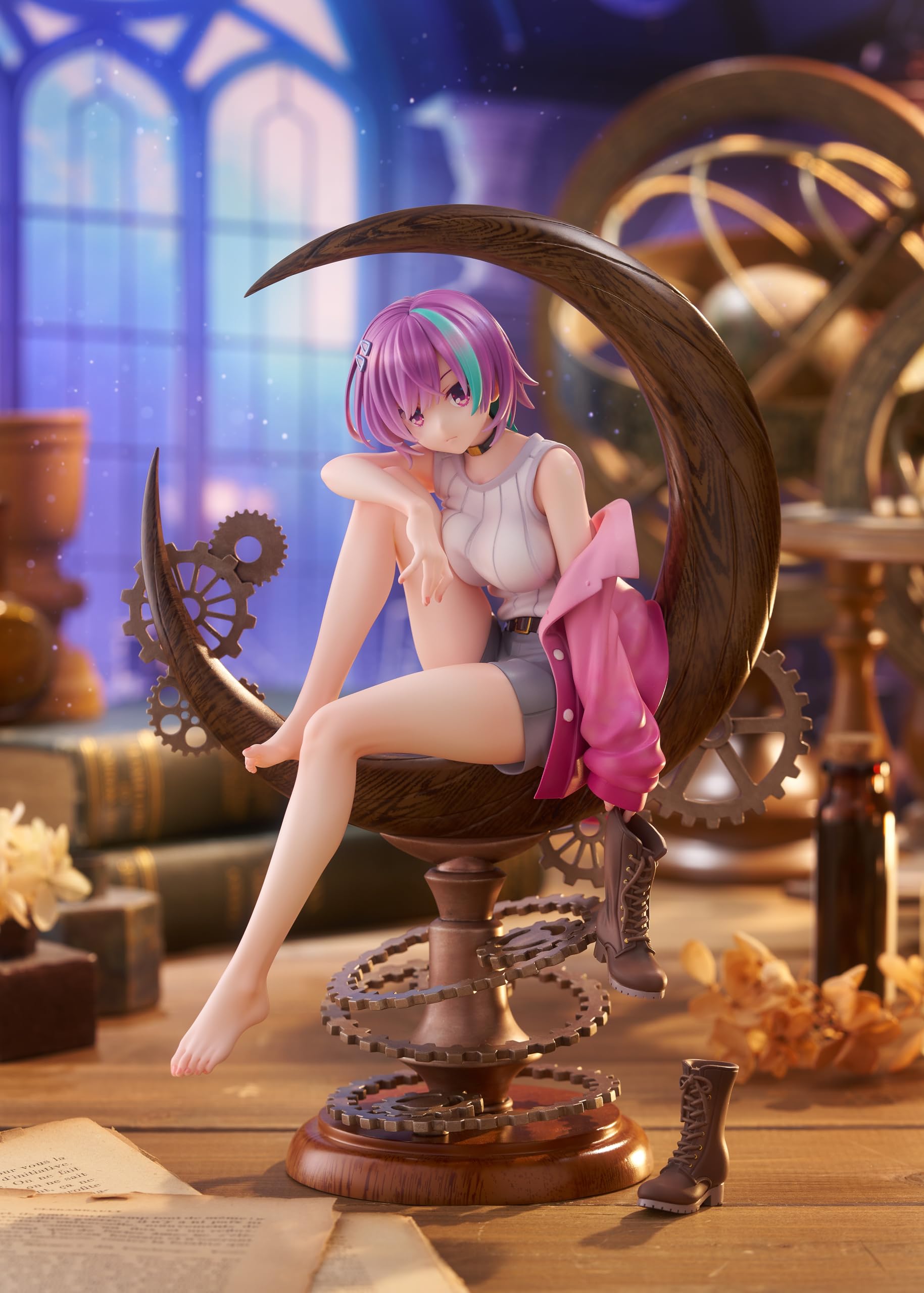 Alice Grint Parquet Ibaraki Reno Figurine peinte en PVC et ABS à l'échelle 1/7, 230 mm