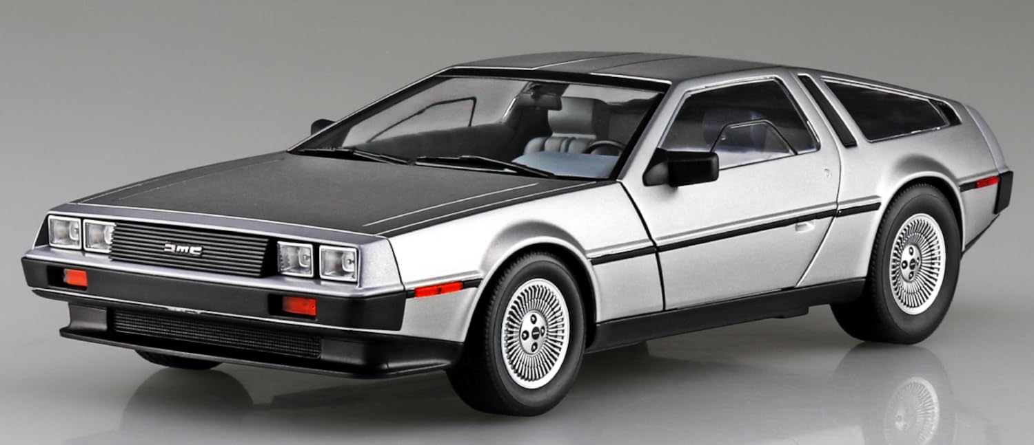 Aoshima 1/24 82 Delorean Plastic Model Dmc-12- Japan Figure Store - #1 Bring To You The Best Japanese Goods