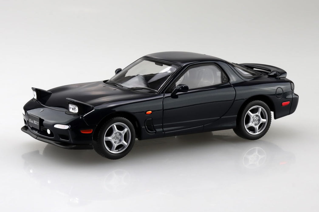 Aoshima 1/32 Rx-7 Montego Blue Plastic Model Kit - Snap Together