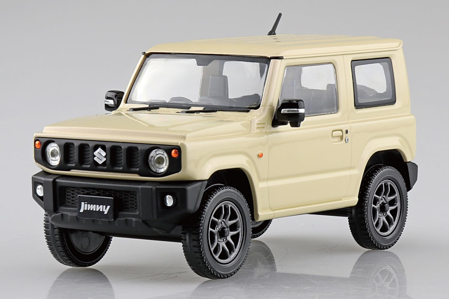 Aoshima 1/32 Suzuki Jb64 Jimny Ivory Model Snap Kit Pre-Colored