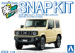 Aoshima 1/32 Suzuki Jb64 Jimny Ivory Model Snap Kit Pre-Colored