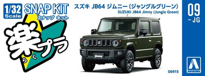 Aoshima 1/32 Snap Kit Suzuki Jimny Jungle Green Model by Aoshima