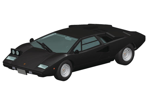 Aoshima Lamborghini Countach LP400 Black Model Kit- Japan Figure Store - #1 Bring To You The Best Japanese Goods