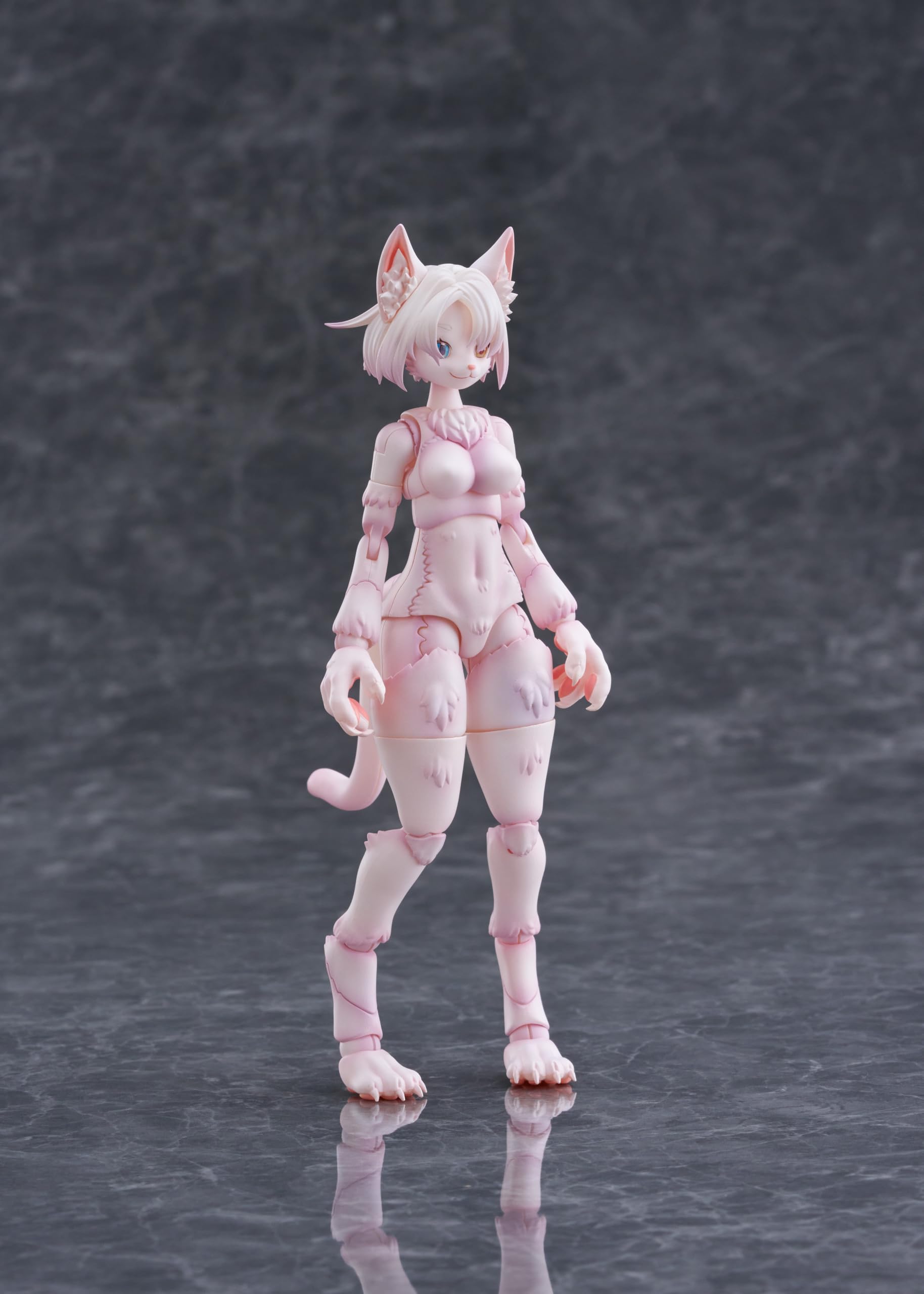 Modèle plastique pré-coloré Qingdao Aoshima Kemonopla Kp-01R Kaomanii 155mm