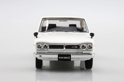 Aoshima 1/32 Nissan C10 Skyline 2000Gt-R White Plastic Model Kit
