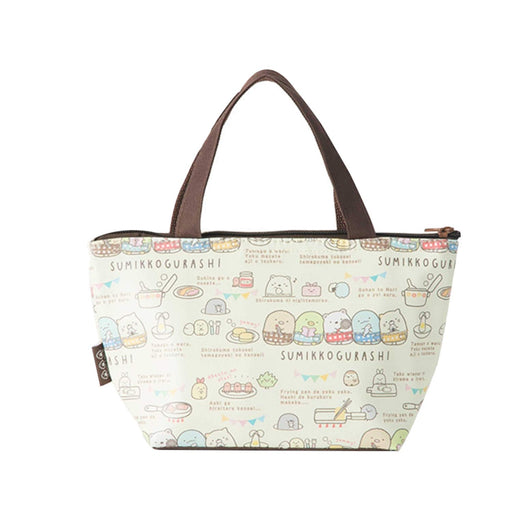Asahi Koyo Sumikko Gurashi Beige Cooler Bag 16x28x10cm with Ice Pack Pocket- Japan Figure Store - #1 Bring To You The Best Japanese Goods