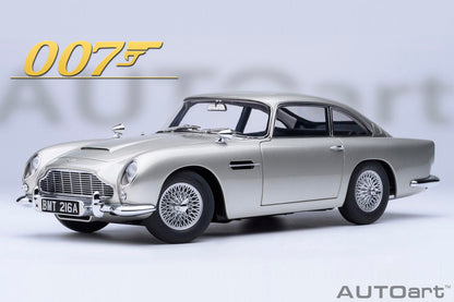 Autoart 1/18 Aston Martin DB5 007 Goldfinger Bond Car Model 70296