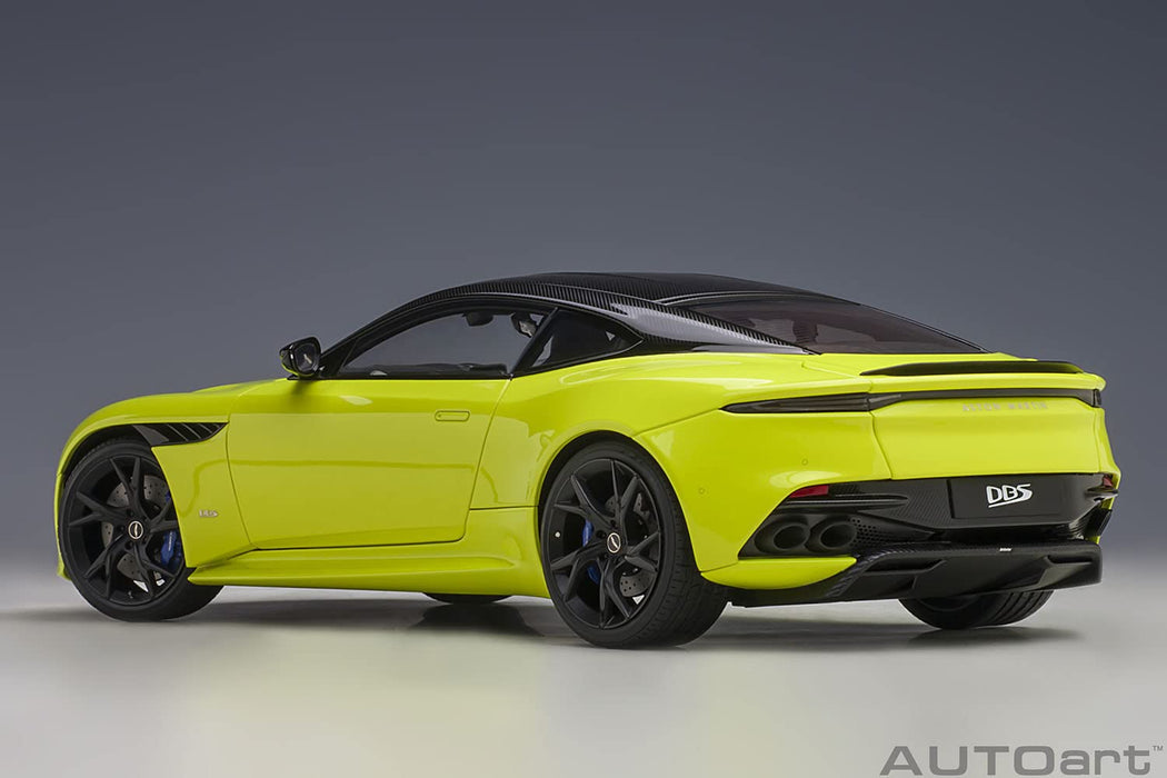 Autoart 1/18 Aston Martin DBS Superleggera Metallic Green Carbon Black Roof 70295- Japan Figure Store - #1 Bring To You The Best Japanese Goods
