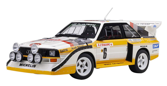 Autoart 1/18 Audi Sport Quattro S1 WRC 1986 Mikkola Hertz Monte Carlo Rally Model- Japan Figure Store - #1 Bring To You The Best Japanese Goods