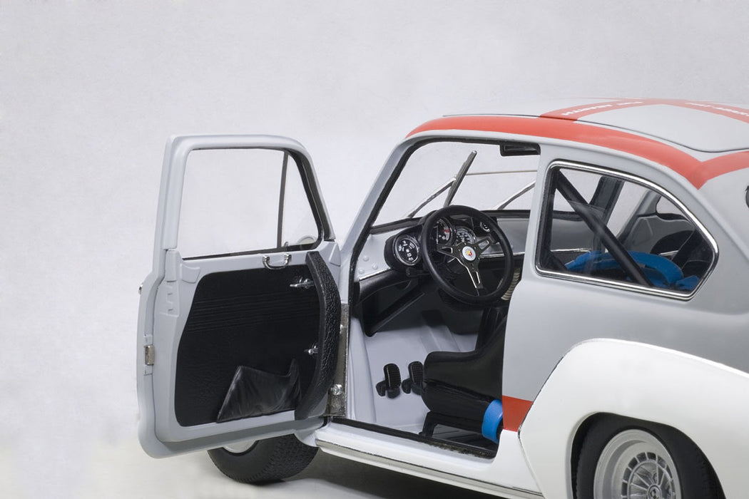 Autoart 1/18 Fiat Abarth 1000 Tcr Gray Red Stripe Model Car- Japan Figure Store - #1 Bring To You The Best Japanese Goods