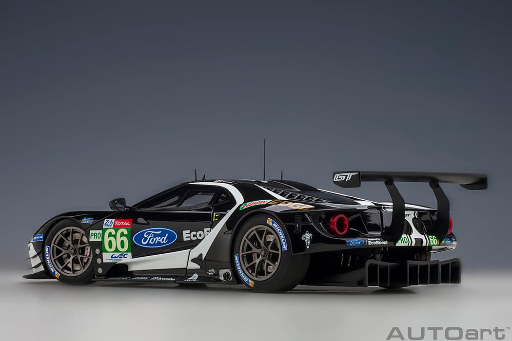 Autoart 1/18 Ford GT 2019 #66 Le Mans 24H LMGTE Pro Black/White Model 81910- Japan Figure Store - #1 Bring To You The Best Japanese Goods