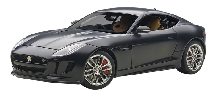 Autoart 1/18 Jaguar F-Type R Coupe 2015 Matte Black Diecast Model- Japan Figure Store - #1 Bring To You The Best Japanese Goods