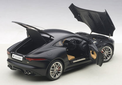 Autoart 1/18 Jaguar F-Type R Coupe 2015 Matte Black Diecast Model- Japan Figure Store - #1 Bring To You The Best Japanese Goods