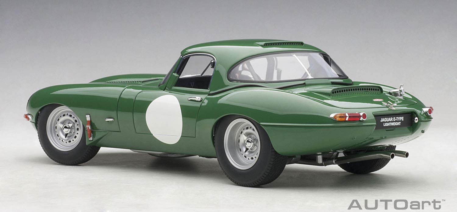 Autoart 1/18 Jaguar Lightweight E-Type Green Diecast Model Car- Japan Figure Store - #1 Bring To You The Best Japanese Goods