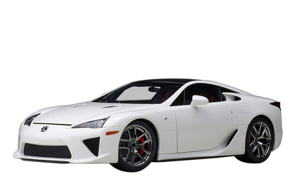 Autoart 1/18 Lexus LFA Whitest White Black Carbon Finished Model- Japan Figure Store - #1 Bring To You The Best Japanese Goods