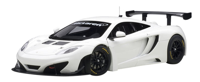 Autoart 1/18 McLaren MP4-12C GT3 White Diecast Model Car- Japan Figure Store - #1 Bring To You The Best Japanese Goods
