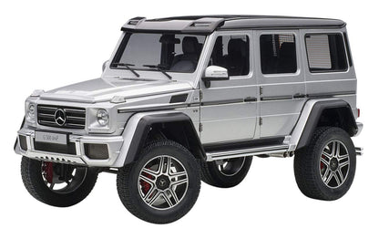Autoart 1/18 Mercedes-Benz G500 4X4 Squared Silver Diecast Model- Japan Figure Store - #1 Bring To You The Best Japanese Goods
