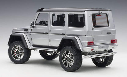 Autoart 1/18 Mercedes-Benz G500 4X4 Squared Silver Diecast Model- Japan Figure Store - #1 Bring To You The Best Japanese Goods