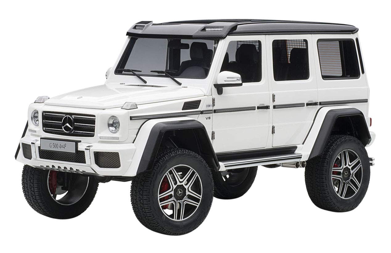 Autoart 1/18 Mercedes-Benz G500 4X4 Squared White Model Car- Japan Figure Store - #1 Bring To You The Best Japanese Goods