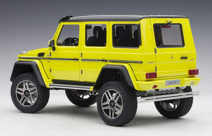 Autoart 1/18 Scale Mercedes-Benz G500 4X4 Squared Yellow Model Car- Japan Figure Store - #1 Bring To You The Best Japanese Goods