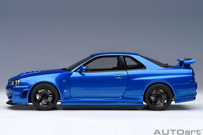 Autoart Nismo R34 GT-R Z-Tune 1/18 Scale in Bayside Blue - Finished Product- Japan Figure Store - #1 Bring To You The Best Japanese Goods
