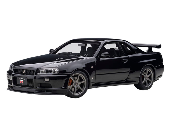 Autoart 1/18 Nissan Skyline GT-R R34 V-Spec II Black Pearl 77407 Model Car- Japan Figure Store - #1 Bring To You The Best Japanese Goods