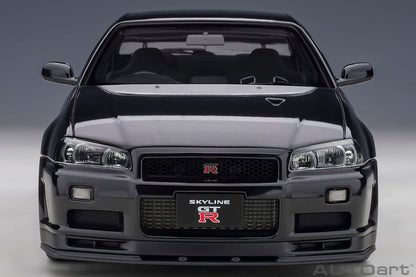 Autoart 1/18 Nissan Skyline GT-R R34 V-Spec II Black Pearl 77407 Model Car- Japan Figure Store - #1 Bring To You The Best Japanese Goods