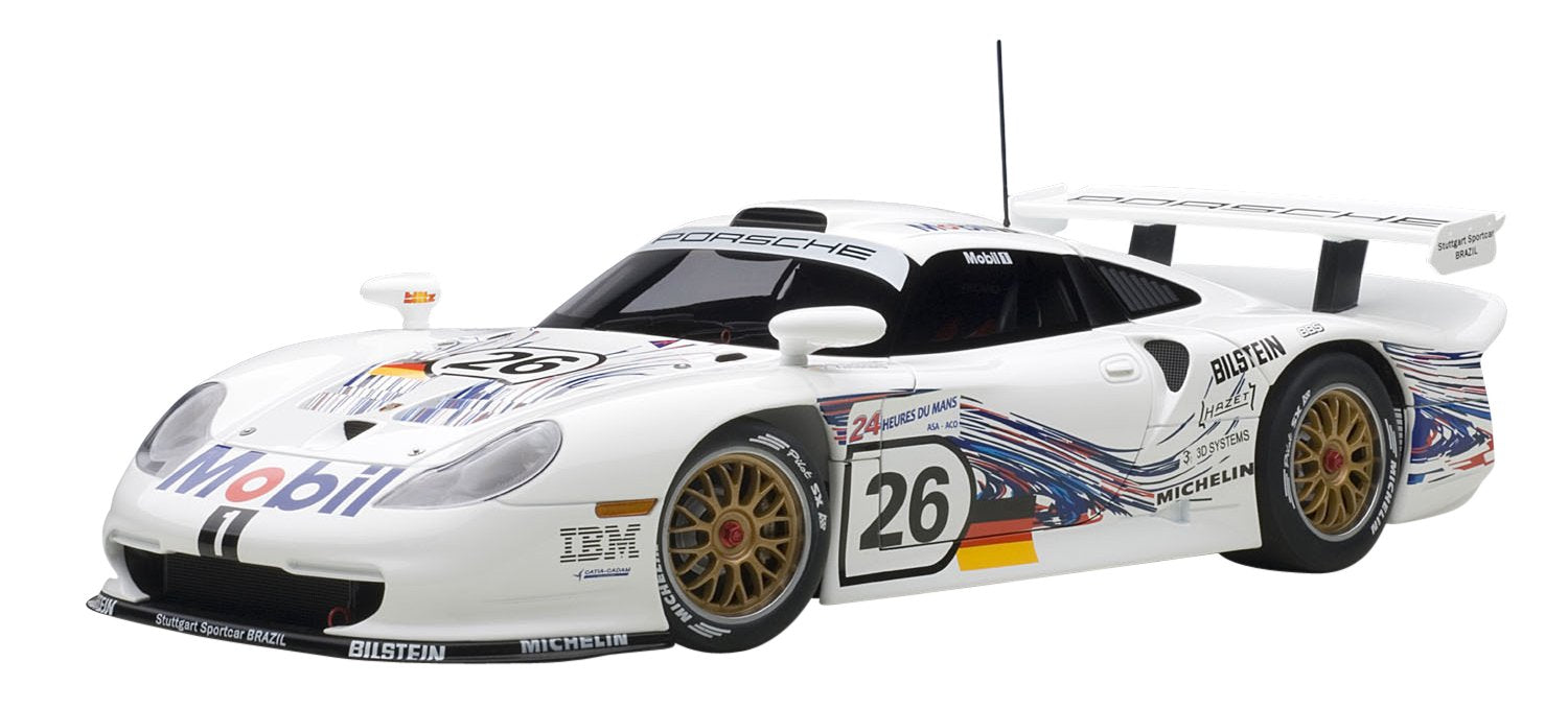 Autoart 1/18 Porsche 911 GT1 Le Mans 1997 #26 Diecast Model Car- Japan Figure Store - #1 Bring To You The Best Japanese Goods