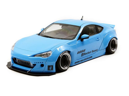 Autoart 1/18 Rocket Bunny 86 Metallic Sky Blue Black Wheels Model Car- Japan Figure Store - #1 Bring To You The Best Japanese Goods