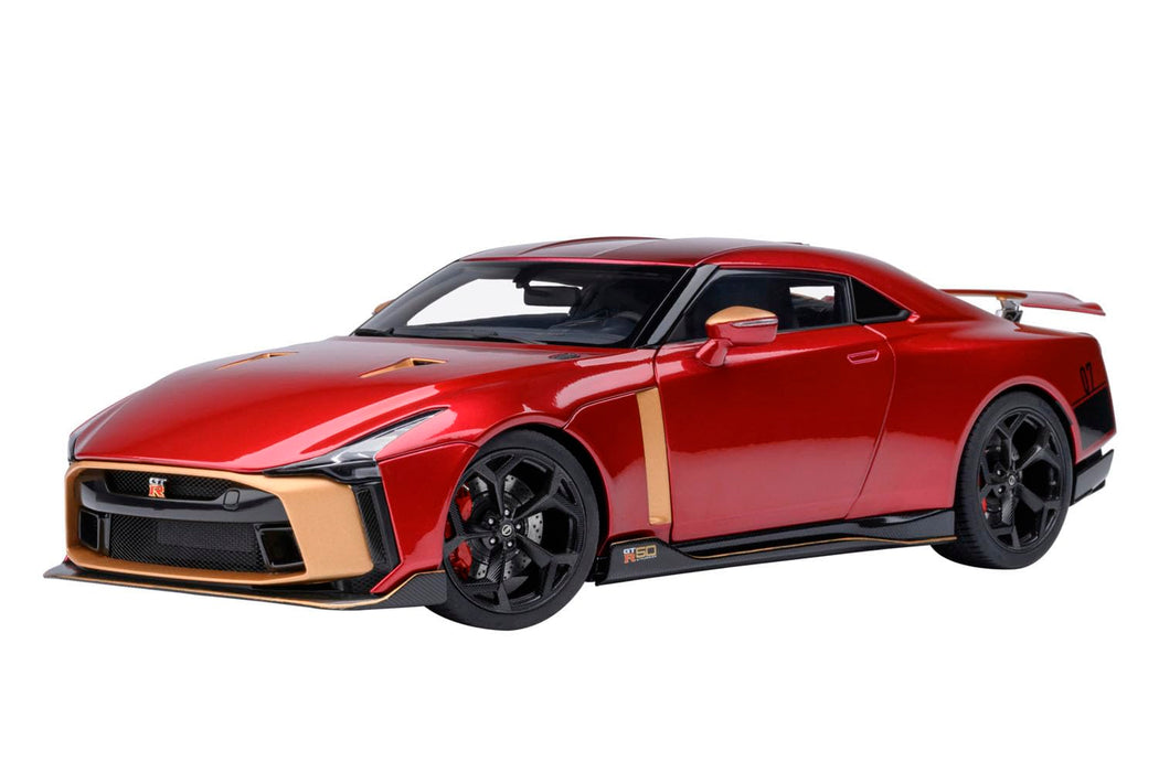 Autoart 1/18 Nissan GT-R50 Italdesign Metallic Red Gold Model 77514