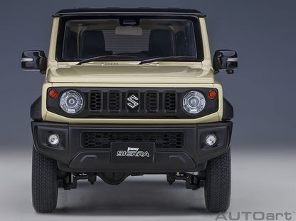 Autoart 1/18 Suzuki Jimny Sierra JB74 Ivory Metallic Black Roof Model Car 78510- Japan Figure Store - #1 Bring To You The Best Japanese Goods