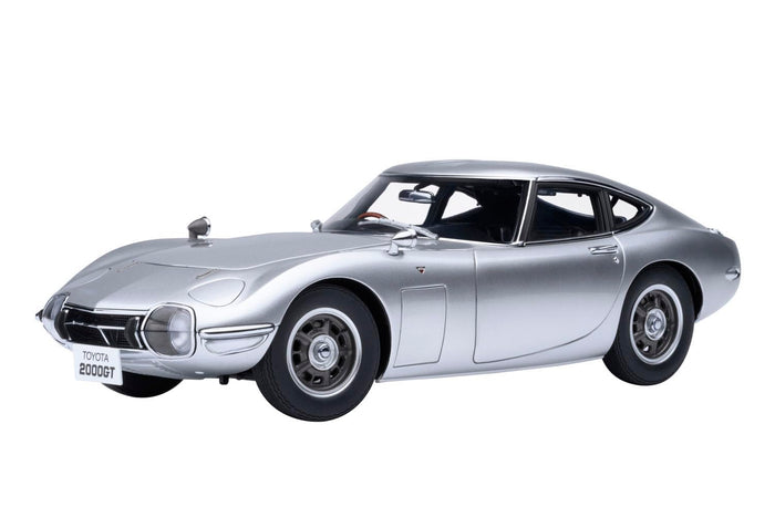 Modèle réduit en métal moulé sous pression Autoart Toyota 2000GT 1967 argent 79548