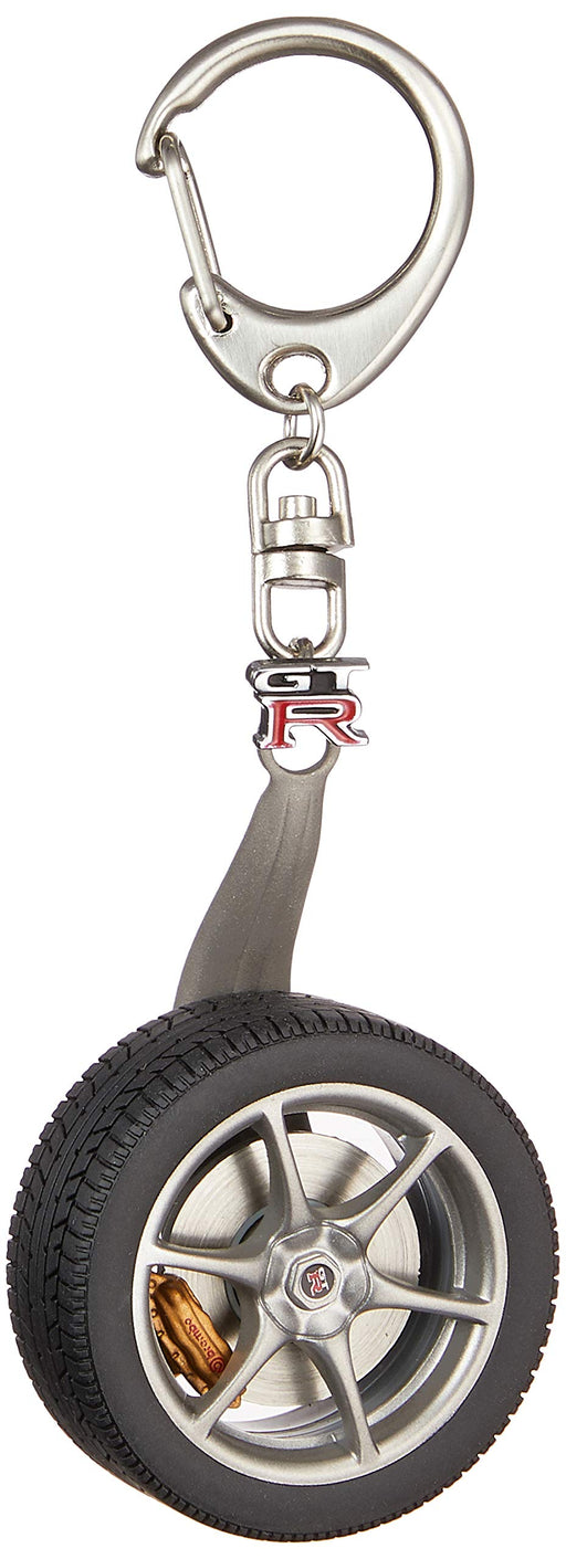 Autoart Nissan Skyline GTR R34 Wheel Keychain with GTR Emblem- Japan Figure Store - #1 Bring To You The Best Japanese Goods