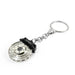 Autoart Omega Shape Racing Brake Disc Keychain with Black Caliper- Japan Figure Store - #1 Bring To You The Best Japanese Goods
