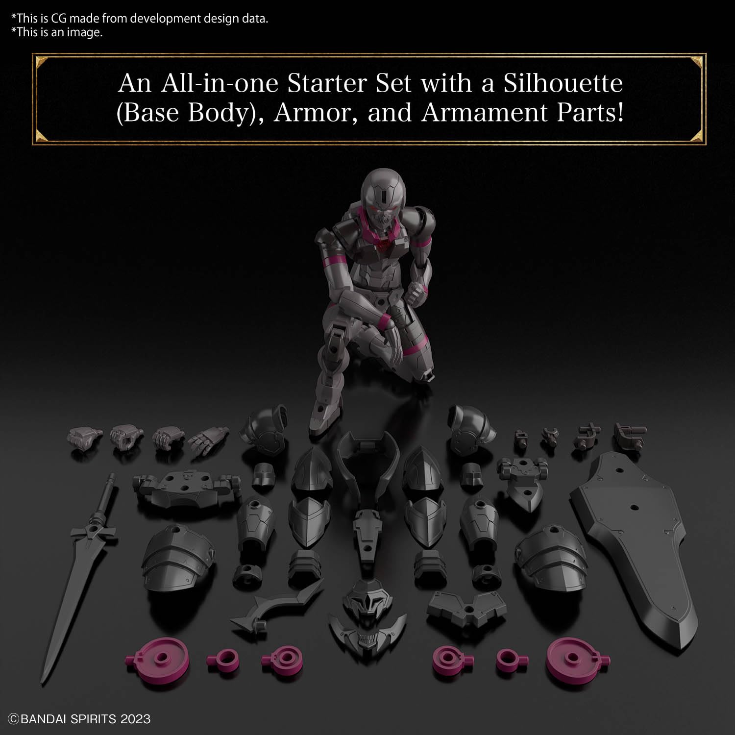 Bandai 30 Minutes Fantasy Rosan Knight Model Kit Japan Official- Japan Figure Store - #1 Bring To You The Best Japanese Goods