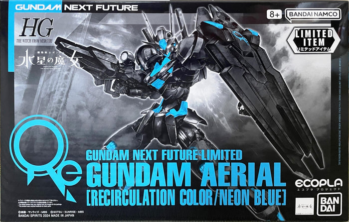 Bandai Gundam Aerial Neon Blue 1/144 Model Kit Limited Edition