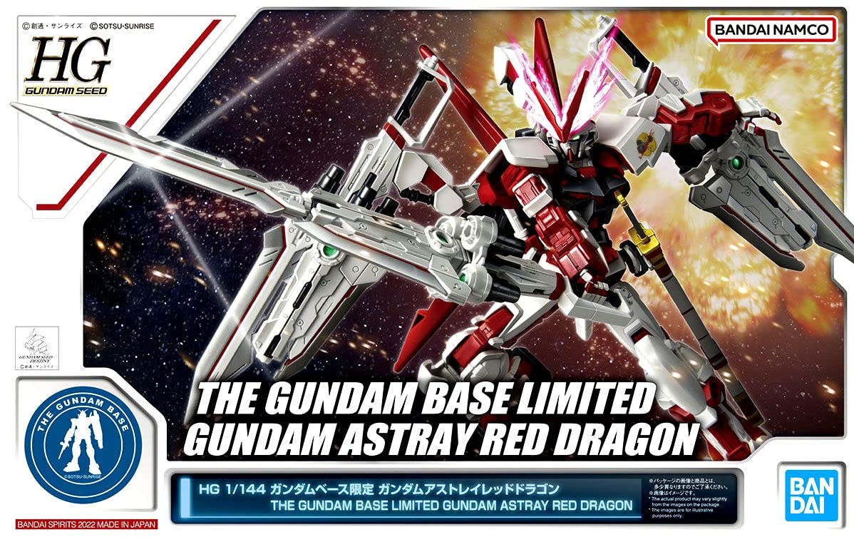 Bandai HG 1/144 Gundam Base Limited Astray Red Dragon Model Kit