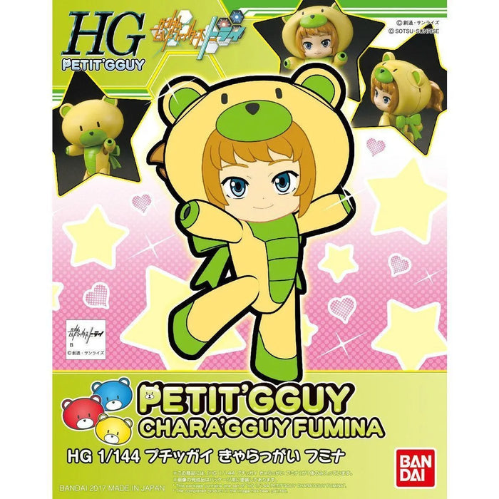 Bandai Hgpg 1/144 Petit'gguy Chara'gguy Fumina Model Kit Gundam Build Fighters - Japan Figure